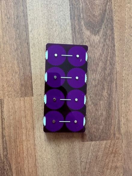 Big Counters Fraction Design. Violet