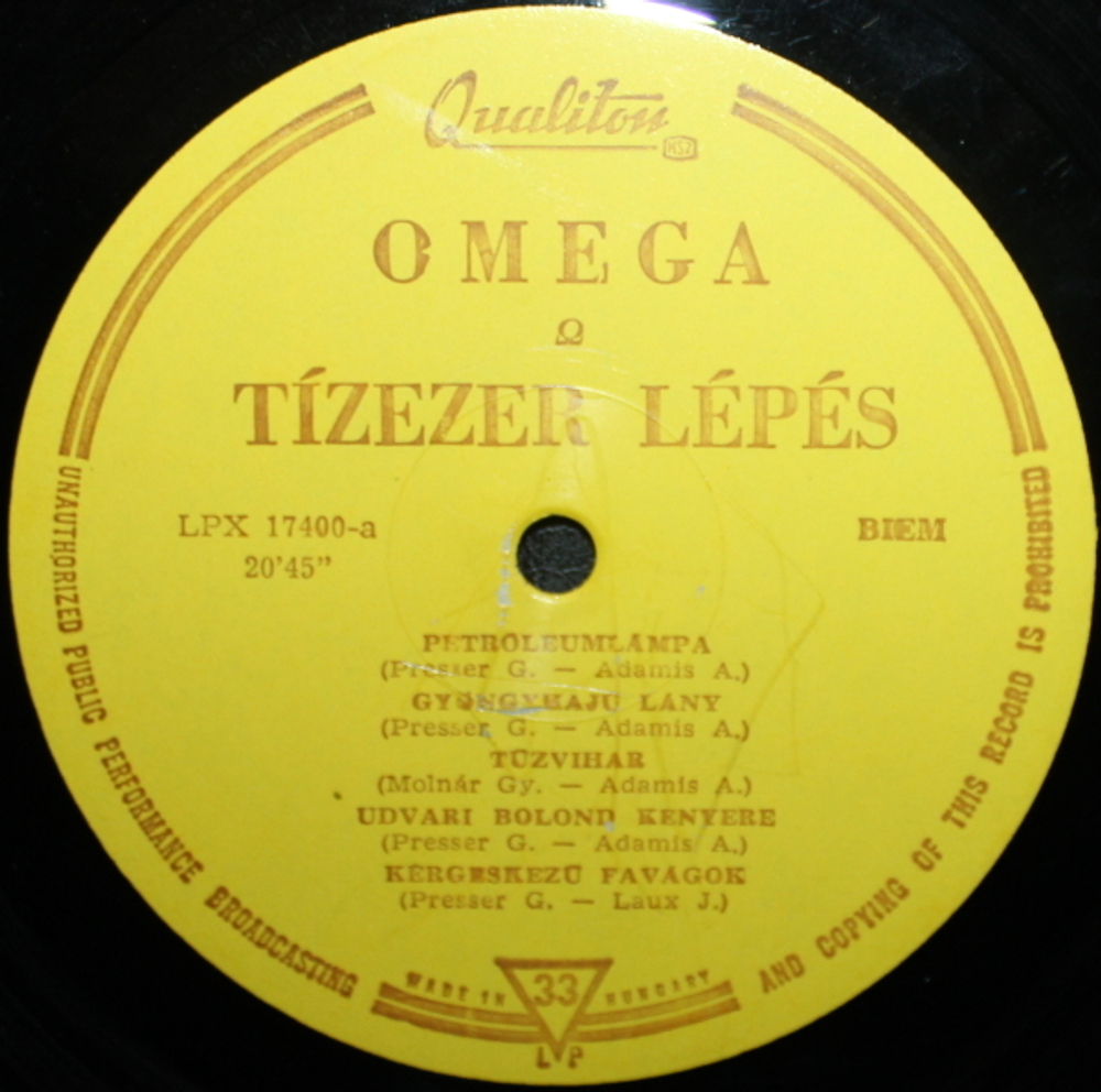Omega / 10000 L?p?s (LP)