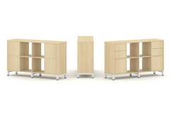 Style Project Набор стеллажа 1 сторон., 2 яр. SN.NS-241  1488*400*881