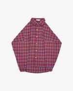 Рубашка One Two Cowboy Shirt Wine винная