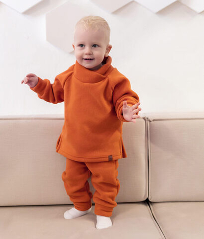 Флисовый костюм "Cute" (светло кирпичный)