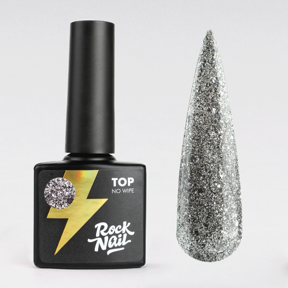 Топ RockNail Rich Top 3 Caviar, 10 мл.