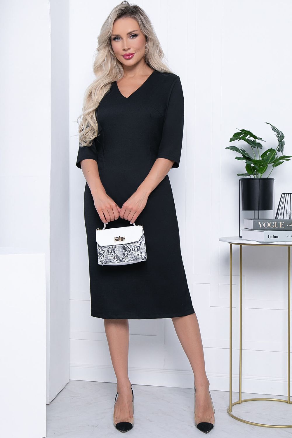 Платье Вэнди (черное) П11421 LT Collection (Акция)