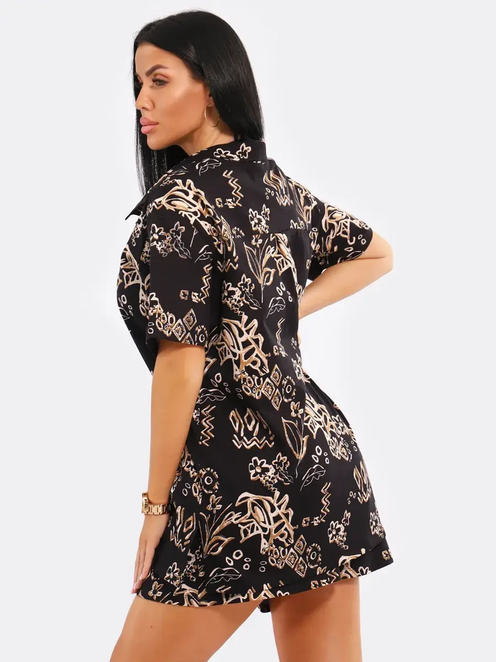 Комплект хлопок рубашка с шортами