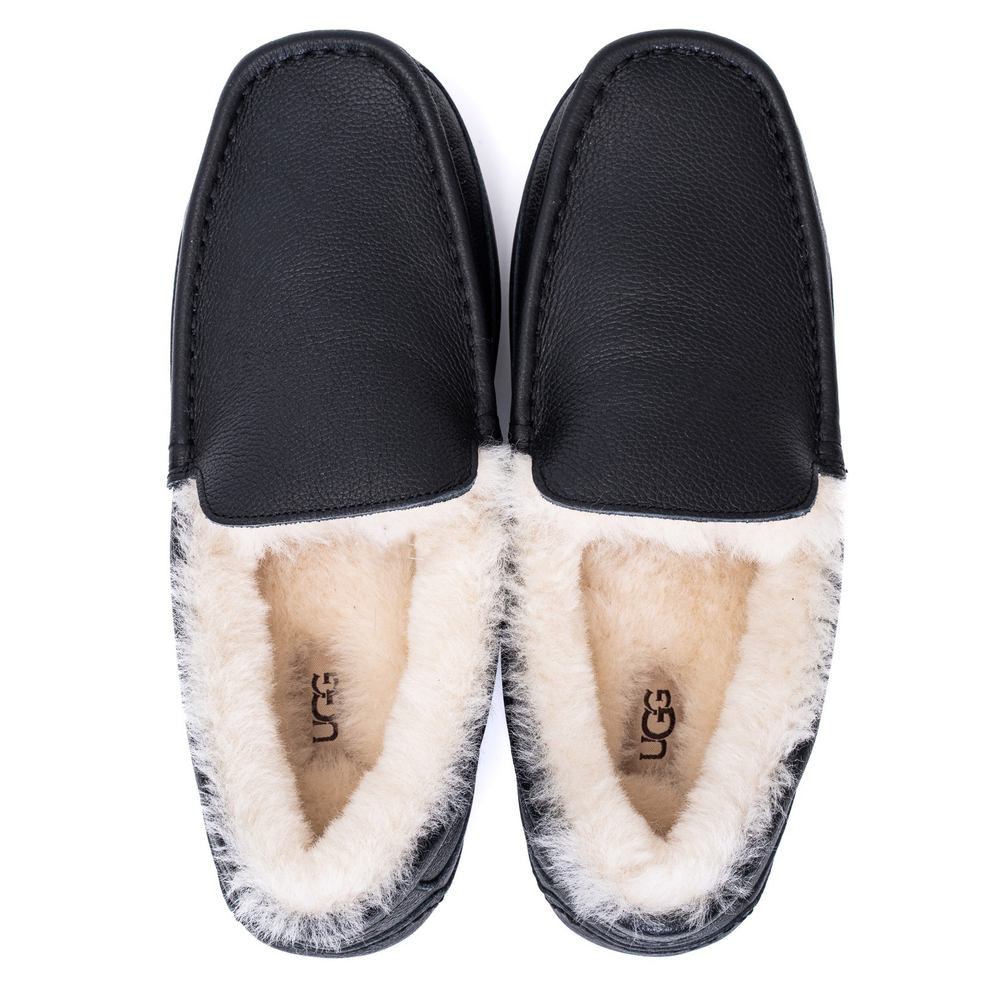 UGG Mens Ascot Leather Black
