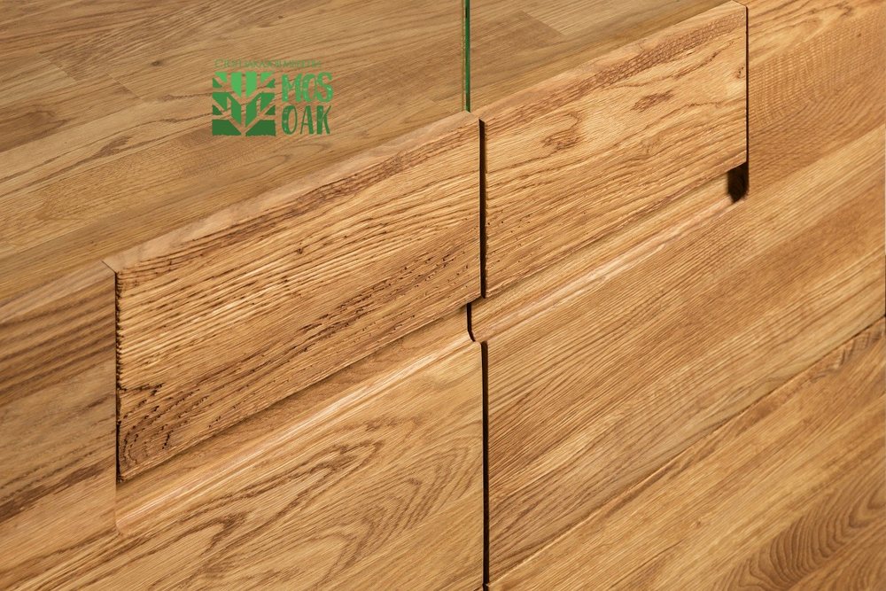 Шкаф с витриной Parma-2 из массива дуба