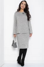 Костюм Портман (серо-бежевый) К12363-25 LT Collection