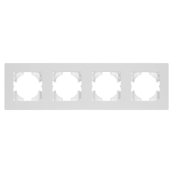Рамка пластиковая FRM-PERIO-PL-4-WH (Arlight, -) 049758