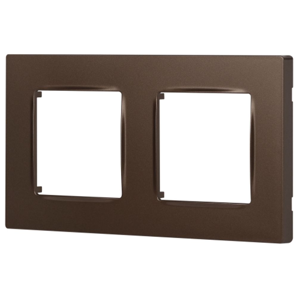 Рамка для розеток и выключателей ЭРА Серия 12 12-5202-13 на 2 поста, Классик, бронза