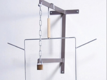 Кронштейн для волейбольной сетки запираемый