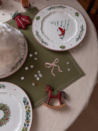 Набор ёлочных украшений classic christmas charm из коллекции new year essential