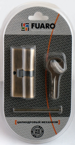 Цилиндровый механизм R300/70 mm-BL (30+10+30) AB бронза 5 кл. БЛИСТЕР