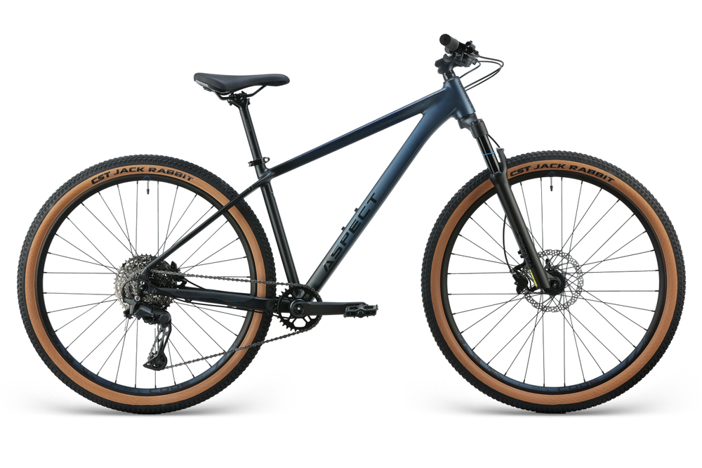 Велосипед Aspect AIR ELITE 29 (2025) (L (20"), Черно-синий)