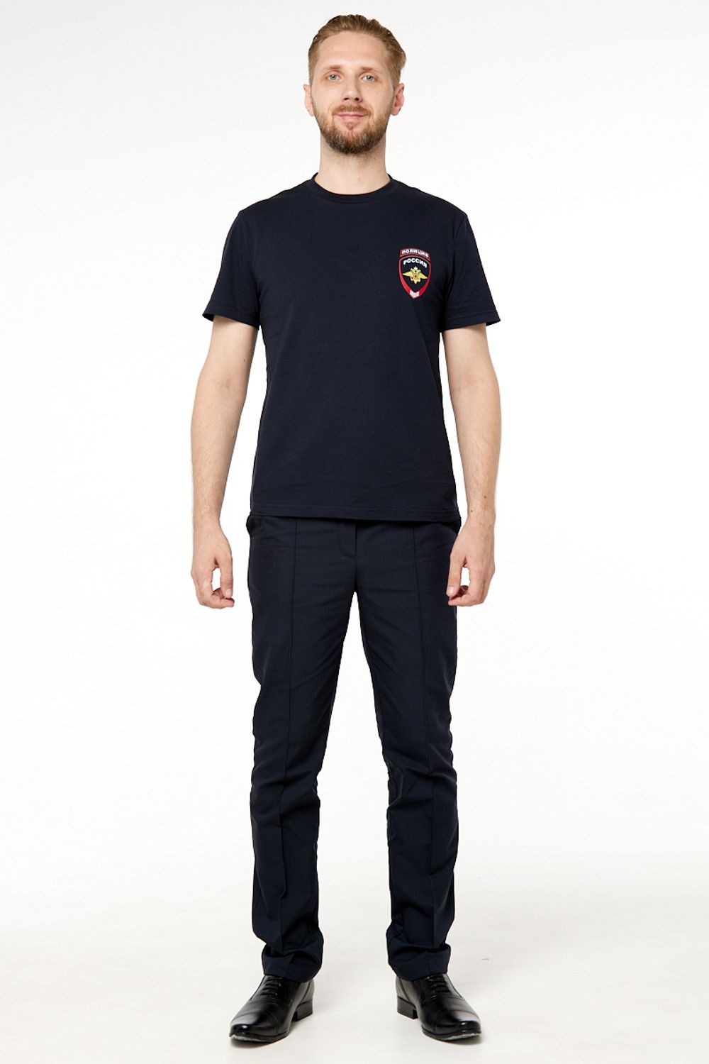 Футболка мужская Полиция цв. тёмно-синий