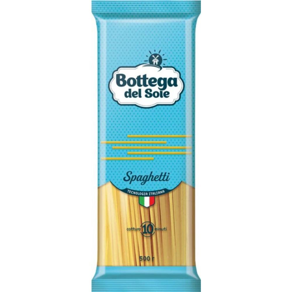 Макароны Bottega del Sole, спагетти, 500 гр