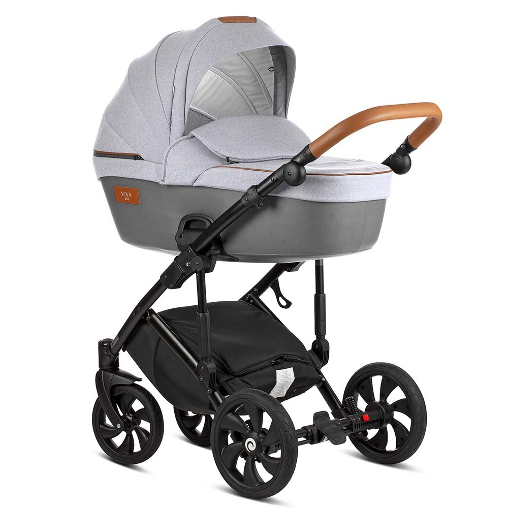 Коляска Tutis Viva Life 3 в 1 New 2019 SLEET №074 (Серый)