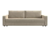 Диван прямой Лига-009 МИКРОВЕЛЬВЕТ Бежевый