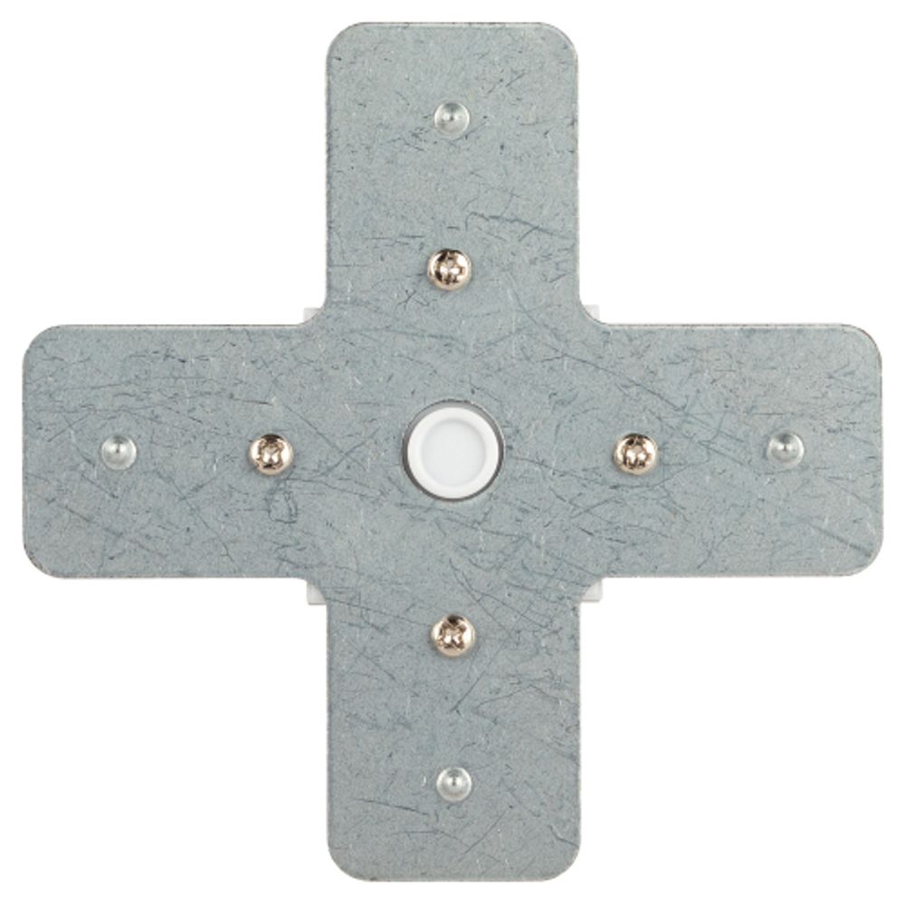 Коннектор ЭРА TR-1PA-СX-WH X-образный для однофазного шинопровода белый