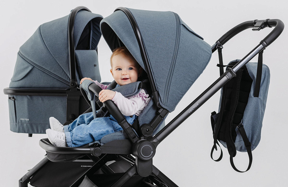 Детская коляска Rant Vector 2 в 1 Grey