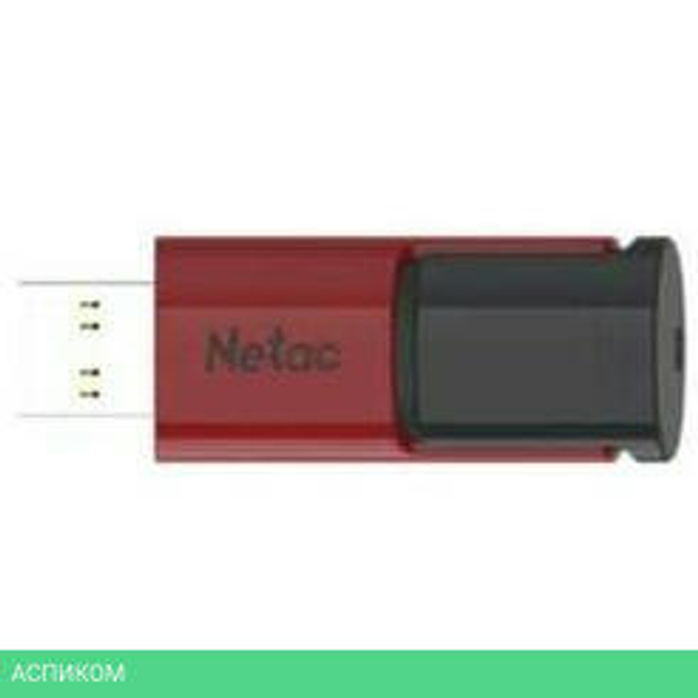 USB Flash-накопитель Netac AH355 32GB Red/Black (NT03U182N-032G-30RE)