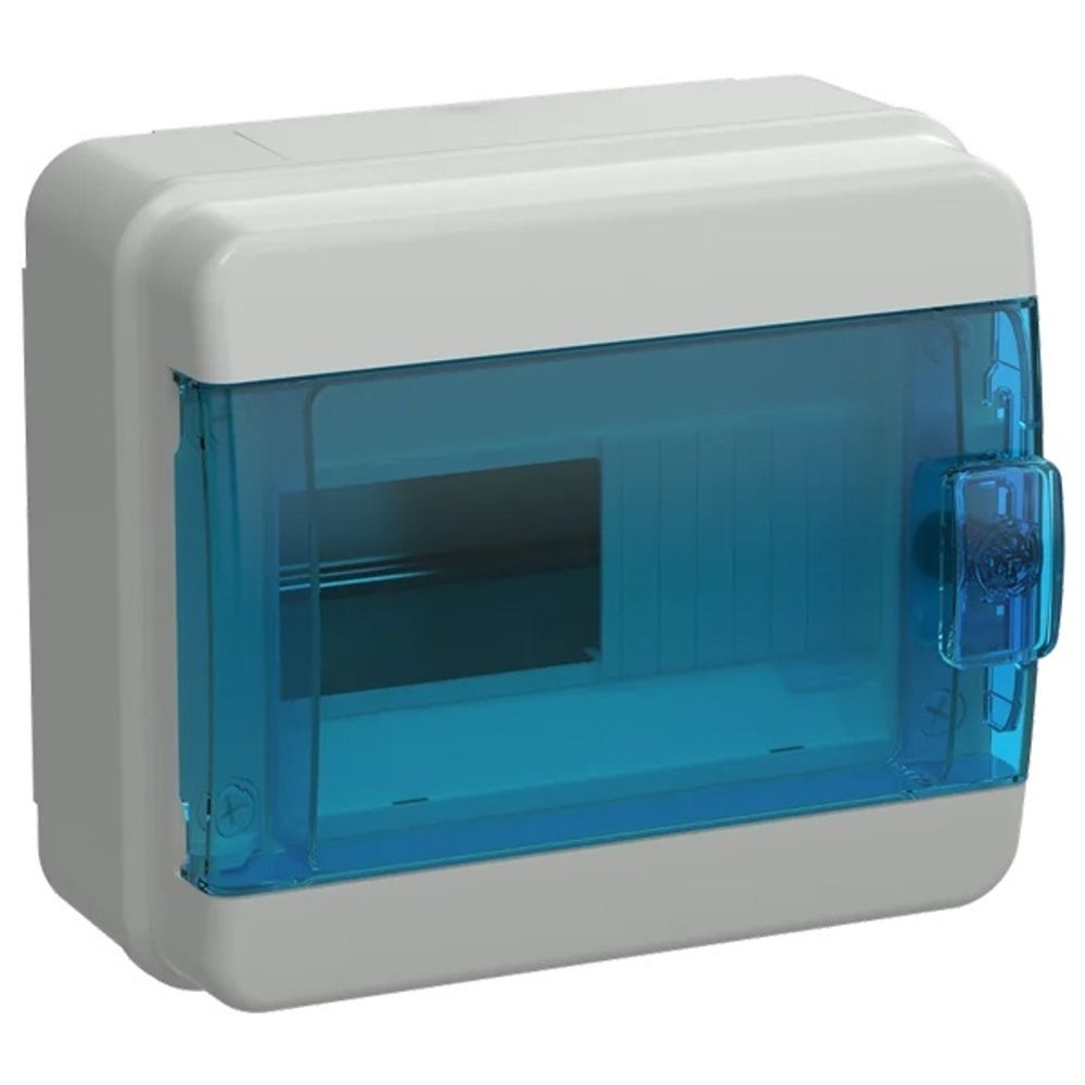 Корпус пластиковый КМПн-8 IP65 синяя прозрачная дверь TEKFOR IEK
