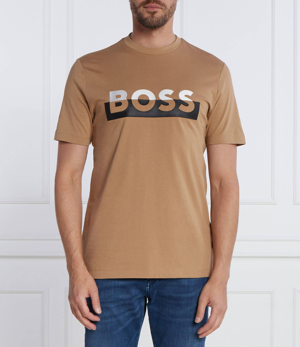 Футболка Tiburt 421 BOSS BLACK - светло-коричневый(50499584)