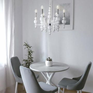 8260/6 MODERNI LN26 белый/хром, металл Люстра E14 6*40W 220V NANA