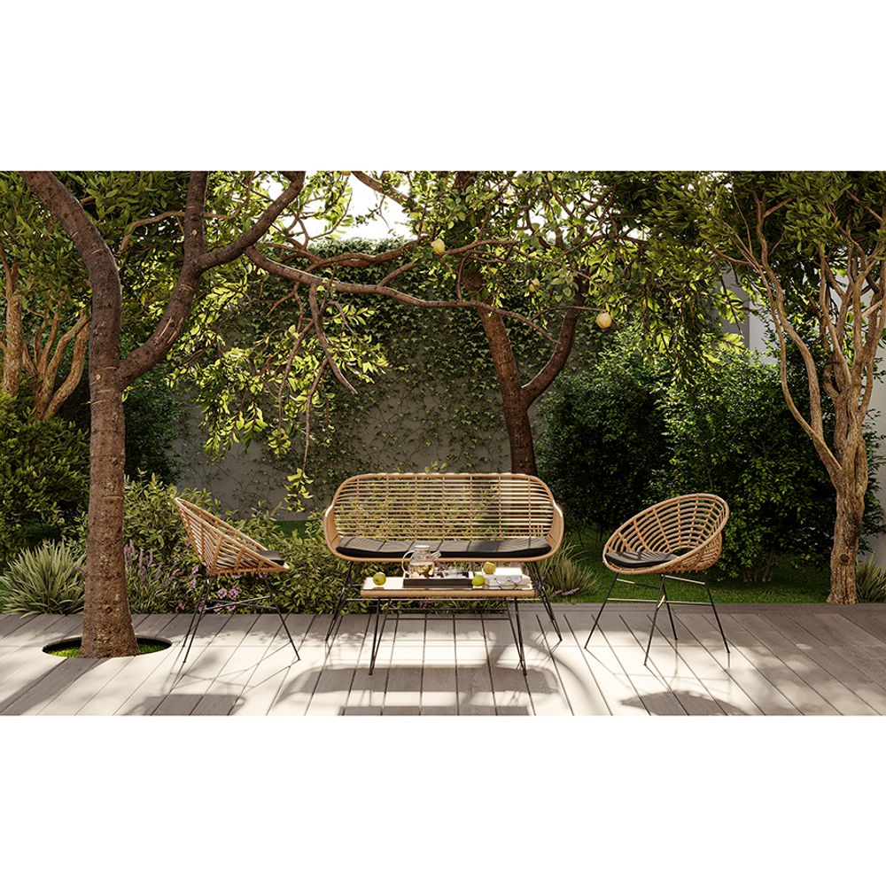 Стул Vetle Round, ротанг