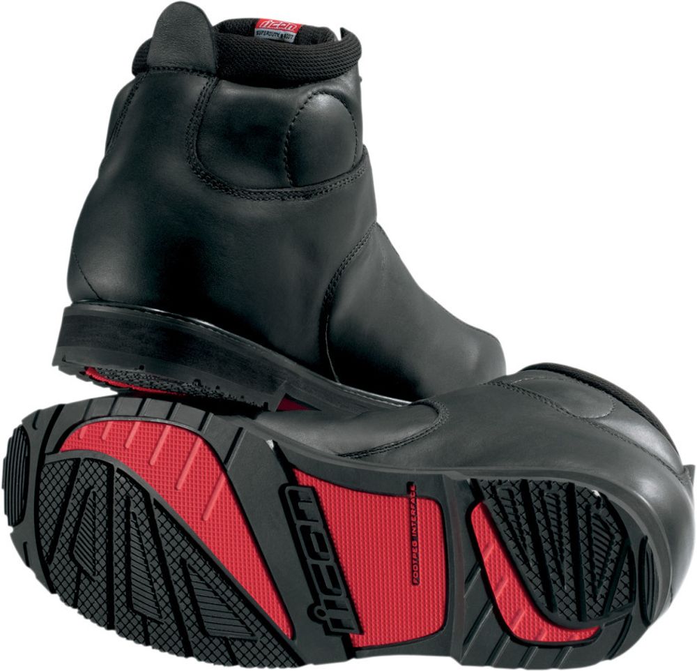 Мотоботы - ICON SUPER DUTY 4 (черные)