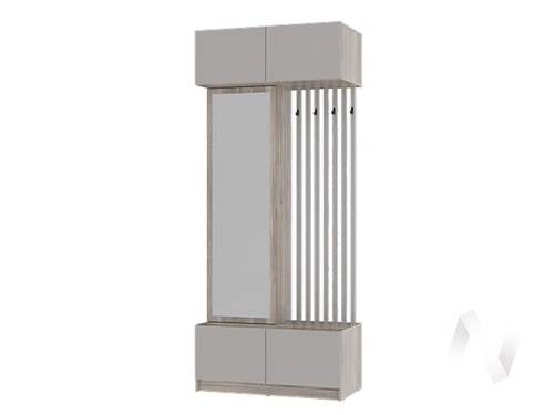 Прихожая ПР-03 Прихожая Багира (дуб смоки/кашемир)