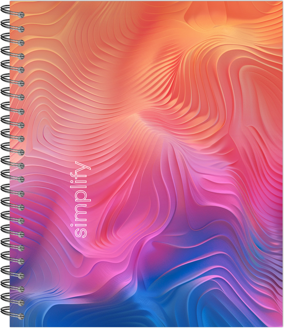 Тетрадь общая 96 л., SENSORE DESIGN, обложка-мелов.картон+соффтач-лак, металлический гребень