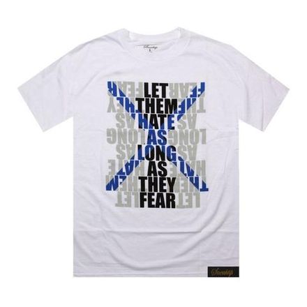 Футболка Sneaktip Let Them Hate белая
