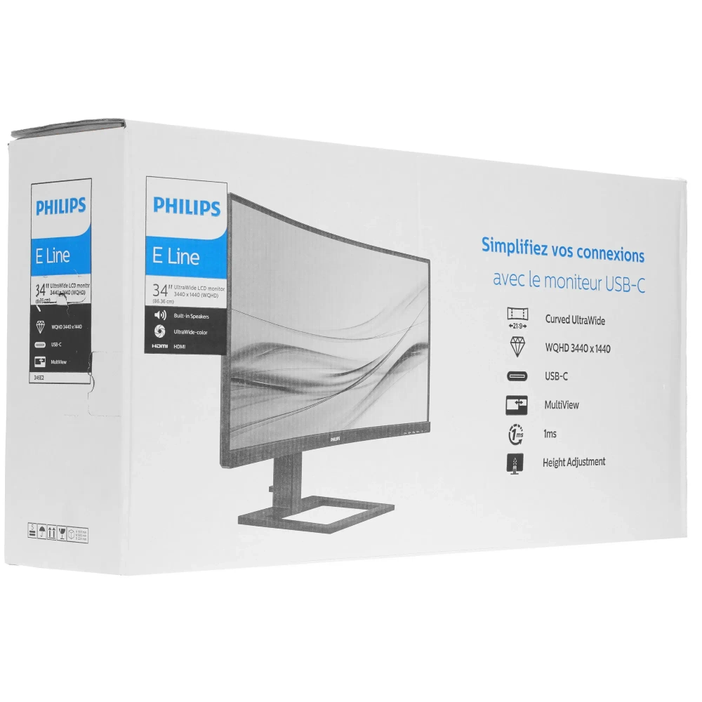 Монитор 34" Philips 346E2CUAE
