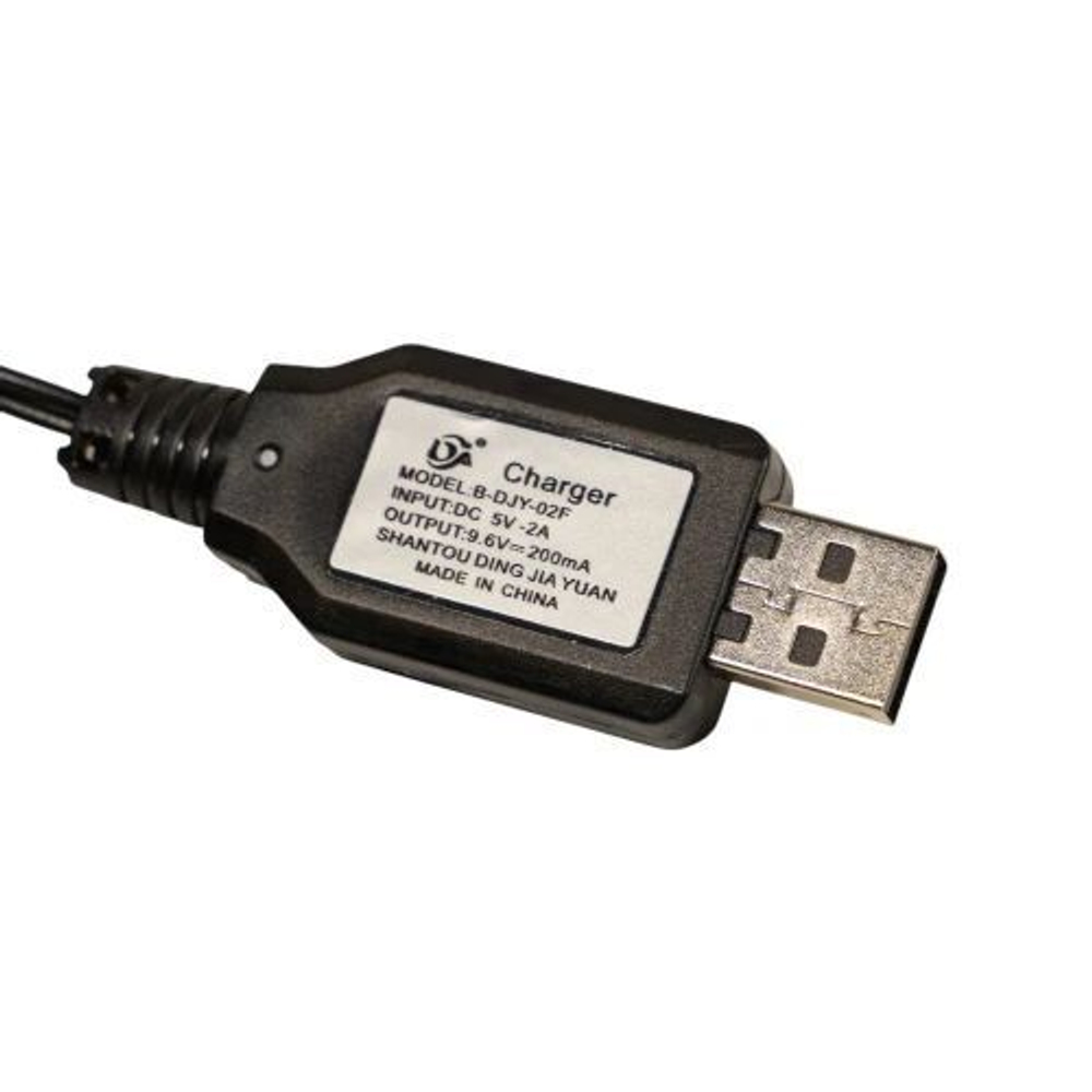 Зарядное устройство USB 9.6V 0.2A для Ni-Cd и N-Mh (Tamiya)