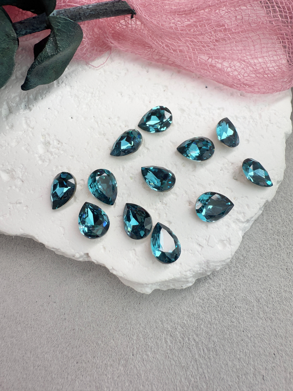 Капля Drop 6*8 мм, Indicolite