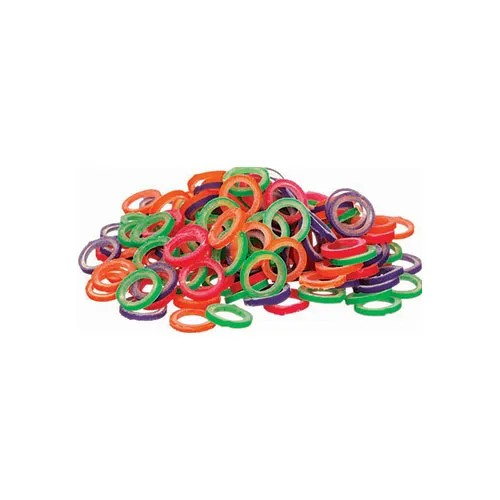 Эластики ортодонтические «Лиса», цветной латекс, Heavy 1/4" (6.5 oz), 100 шт