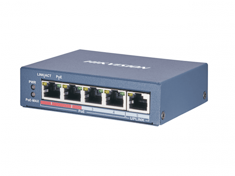 Hikvision DS-3E0105P-E (B) Сетевое оборудование