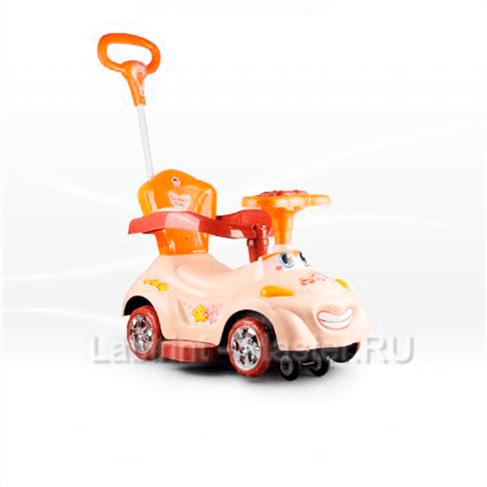 Детский толокар/каталка  "MalinaBay НТ-5511" белый