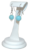 Подставка для серег/кобра/2 отверстия/накладка/двойное круглое основание