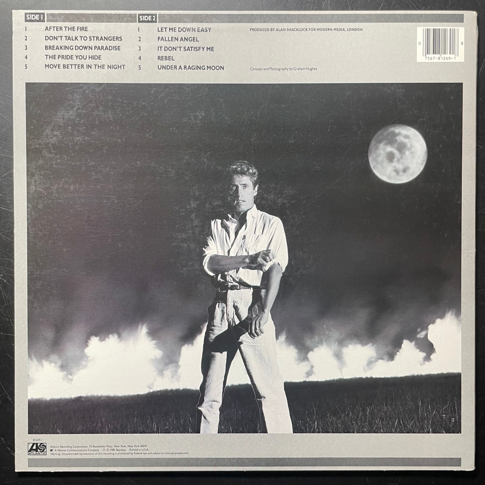 Roger Daltrey ‎– Under A Raging Moon (США 1985г.)