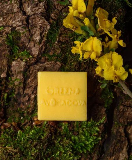 Бальзам для волос твёрдый Greena Avocadova цитрусовый, 10 г