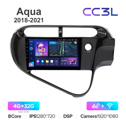 Teyes CC3L 9"для Toyota Aqua 2018-2021