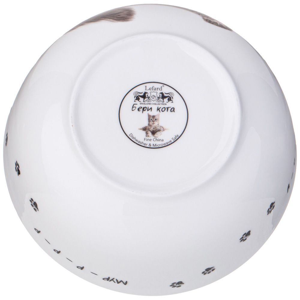 САЛАТНИК-ТАРЕЛКА СУПОВАЯ LEFARD "БЕРИ КОТА" 750 МЛ 15,5*6,5 СМ (КОР=36ШТ.)