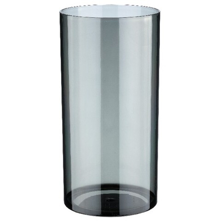 Вазон "Round shadow" (пластик) D15xH30см (Серый)