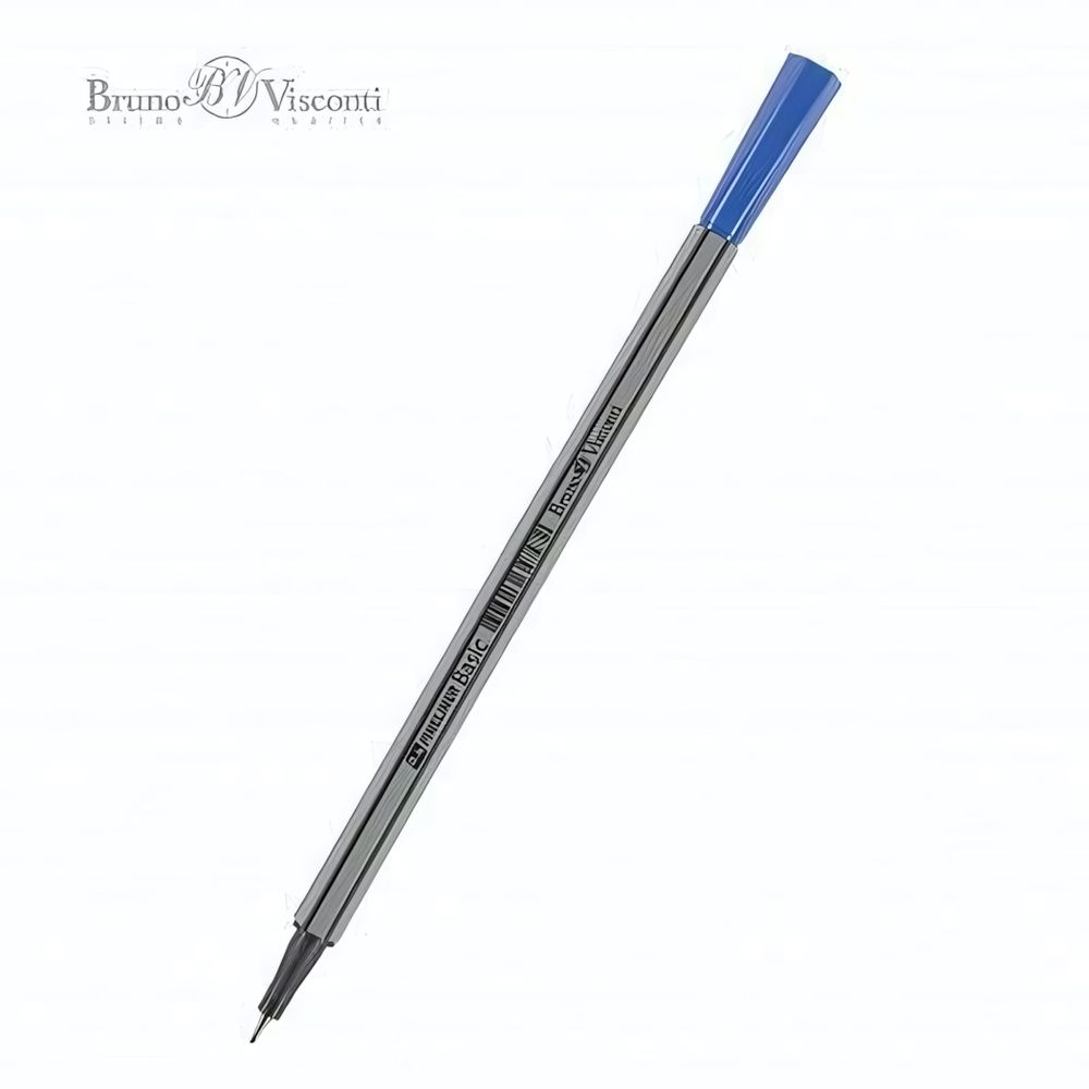 Ручка капиллярная 0.4 мм, синяя Basic &quot;Fineliner&quot; (BrunoVisconti)