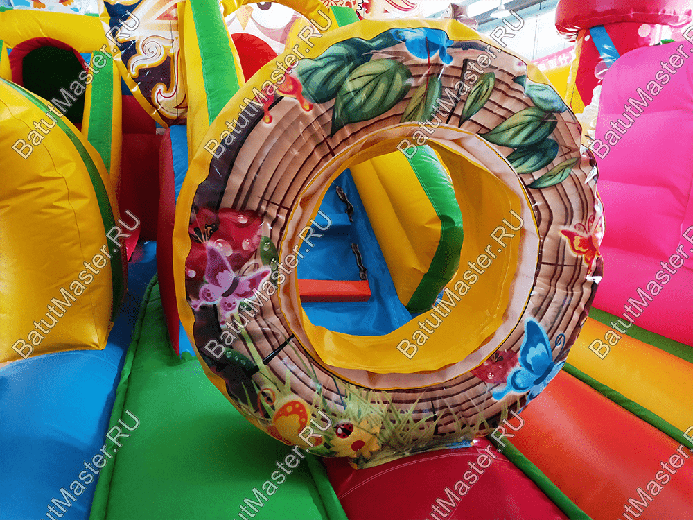 Надувной батут "В гостях у совы", 7*5*3 м