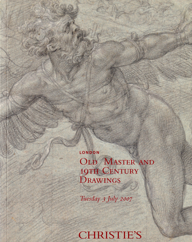 Каталог аукциона Christie's, Лондон, Рисунки старых мастеров и рисунки художников XIX века от 3 июля 2007 года