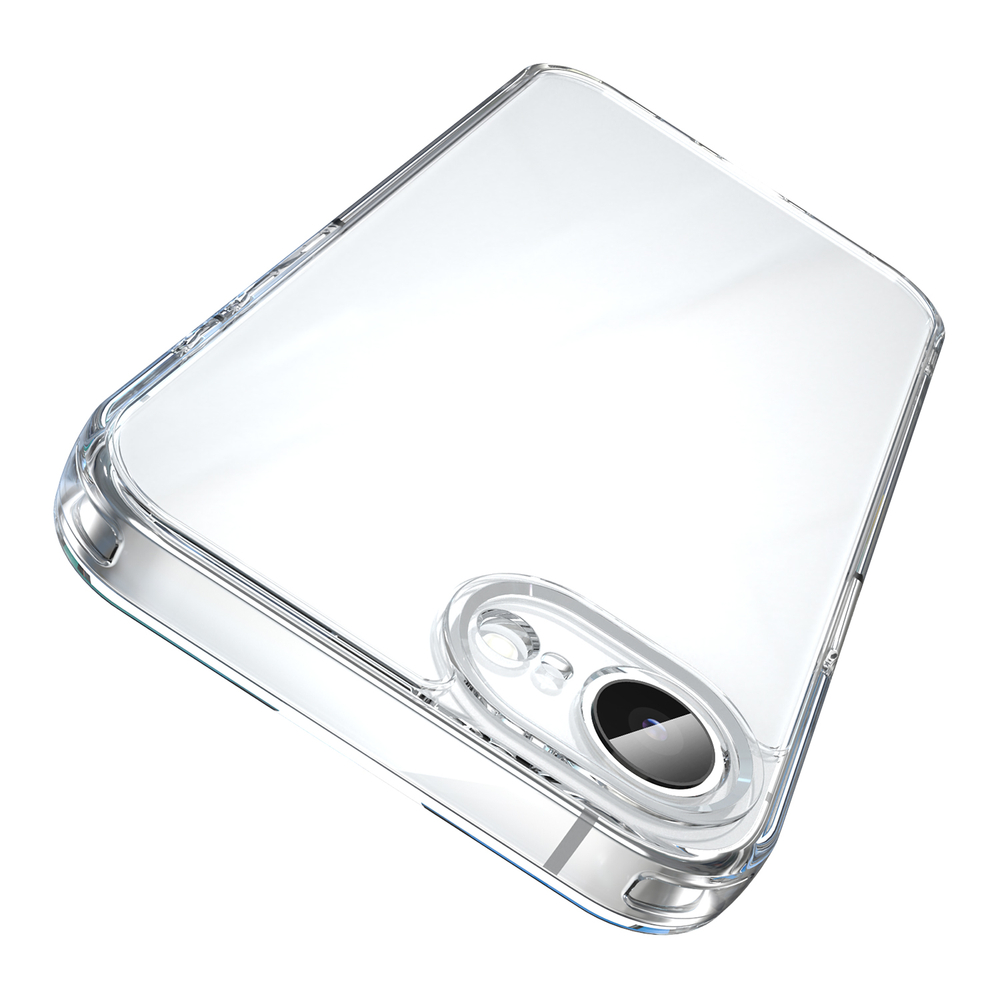 Чехол прозрачный для iPhone 16e, мягкие усиленные боковые рамки
