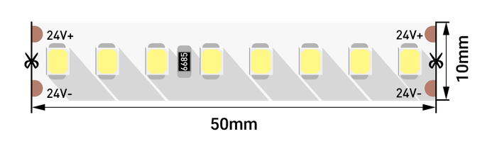 Лента светодиодная DesignLed DSG2160-24-NW-33