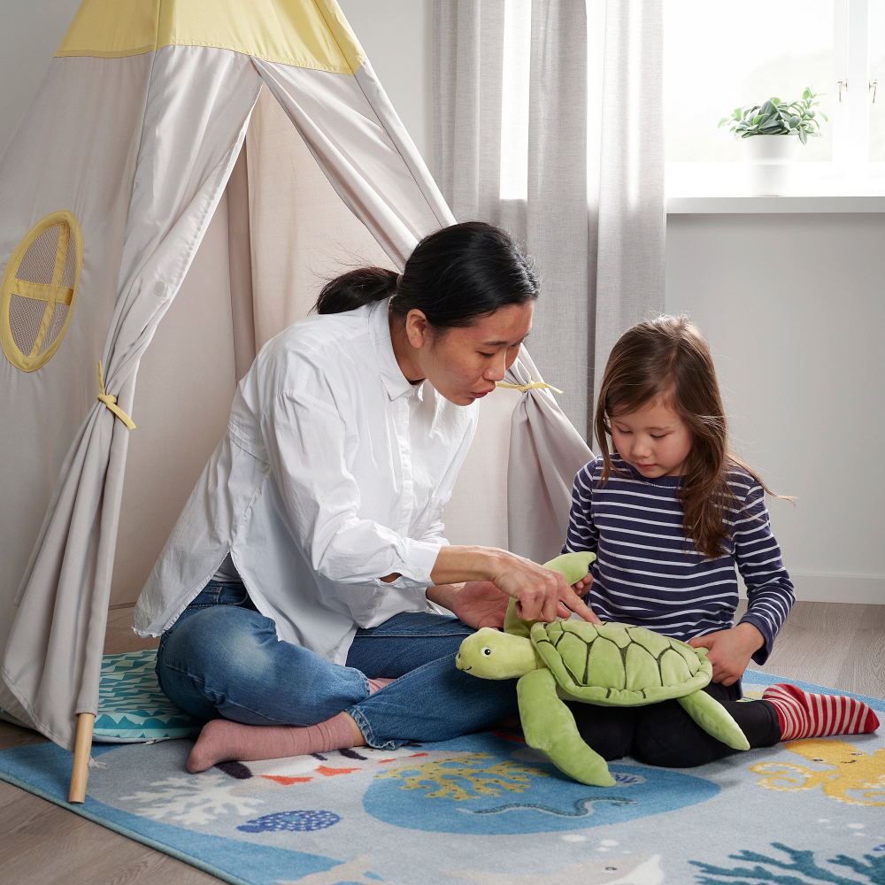 Мягкая игрушка IKEA BLAVINGAD (БЛАВИНГАД), Черепаха, 44 см